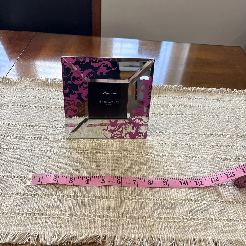 Paperchase 3X3‎ Floral Mirrored Picture Frame